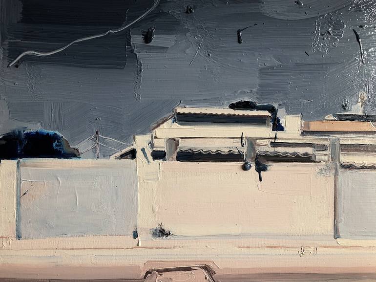 Original Expressionism Outer Space Painting by Robert Bubel