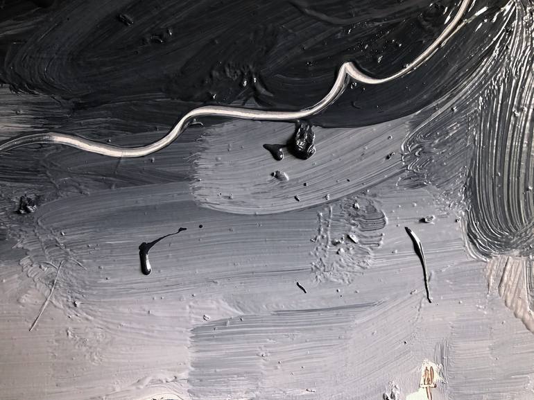 Original Expressionism Outer Space Painting by Robert Bubel