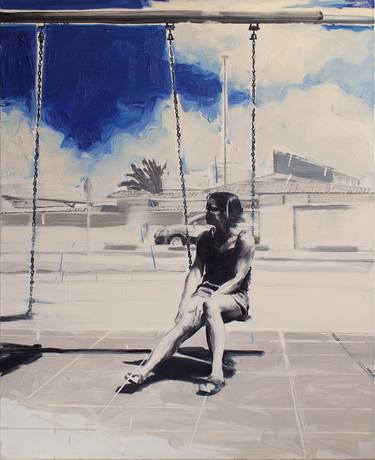 Original Expressionism People Paintings by Robert Bubel