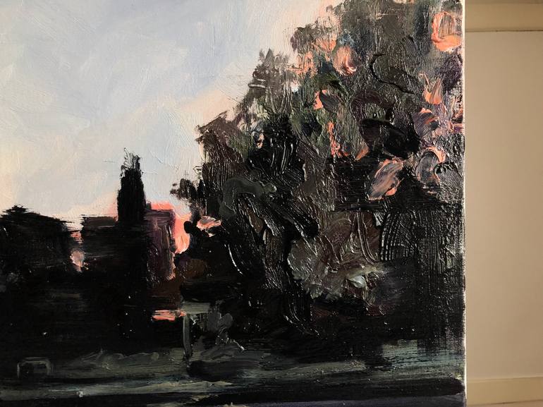 Original Expressionism Outer Space Painting by Robert Bubel