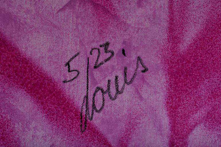 Original Abstract Erotic Painting by Louis Atelouis