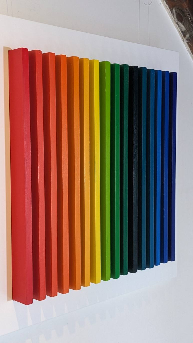 Original Abstract Geometric Sculpture by Alberto Gonzalez Vivo