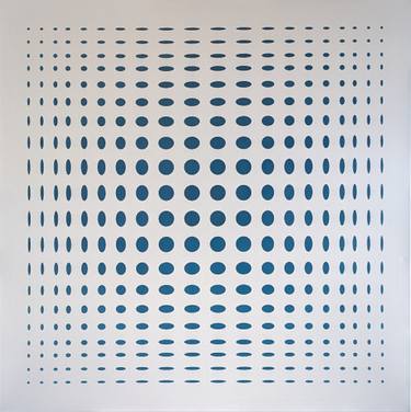 Original Abstract Geometric Painting by Alberto Gonzalez Vivo