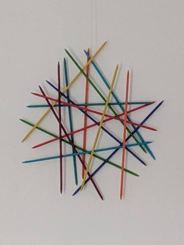 Original Pop Art Geometric Sculpture by Alberto Gonzalez Vivo