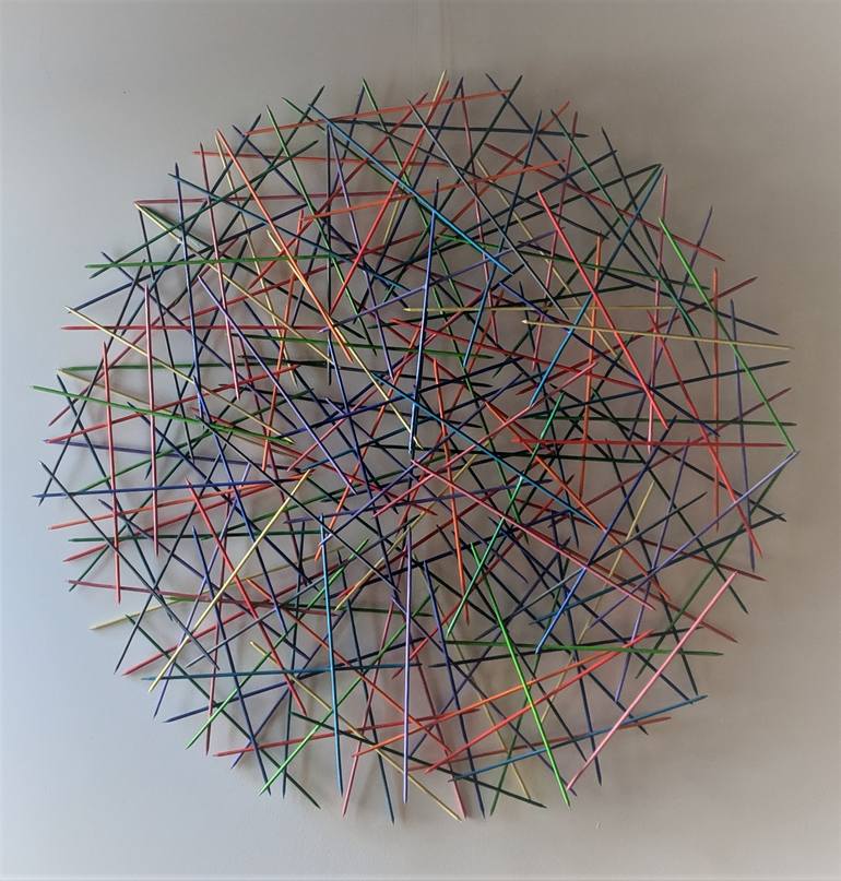 Original Arte optico Geometric Sculpture by Alberto Gonzalez Vivo