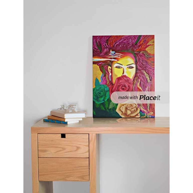 Original Abstract Expressionism Abstract Painting by Jahid Akhtar Gazi