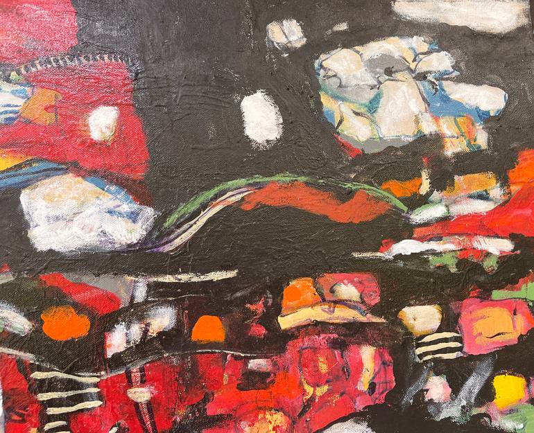 Original Abstract Expressionism Abstract Painting by Jeffrey Davies Bricker
