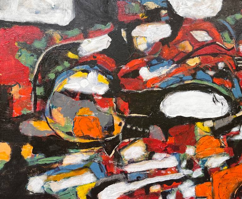 Original Abstract Expressionism Abstract Painting by Jeffrey Davies Bricker