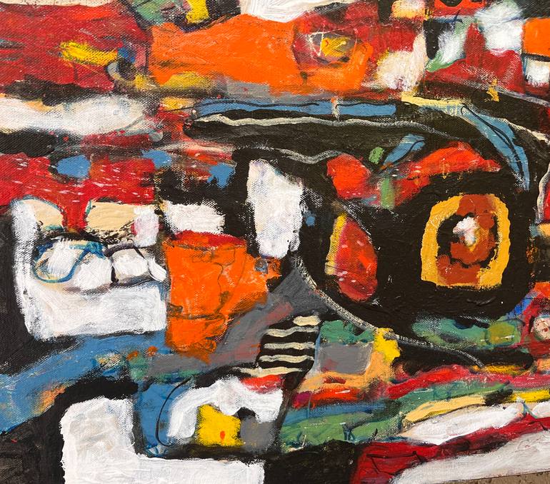 Original Abstract Expressionism Abstract Painting by Jeffrey Davies Bricker