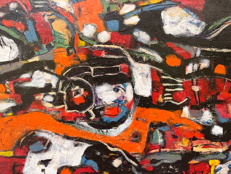 Original Abstract Expressionism Abstract Painting by Jeffrey Davies Bricker