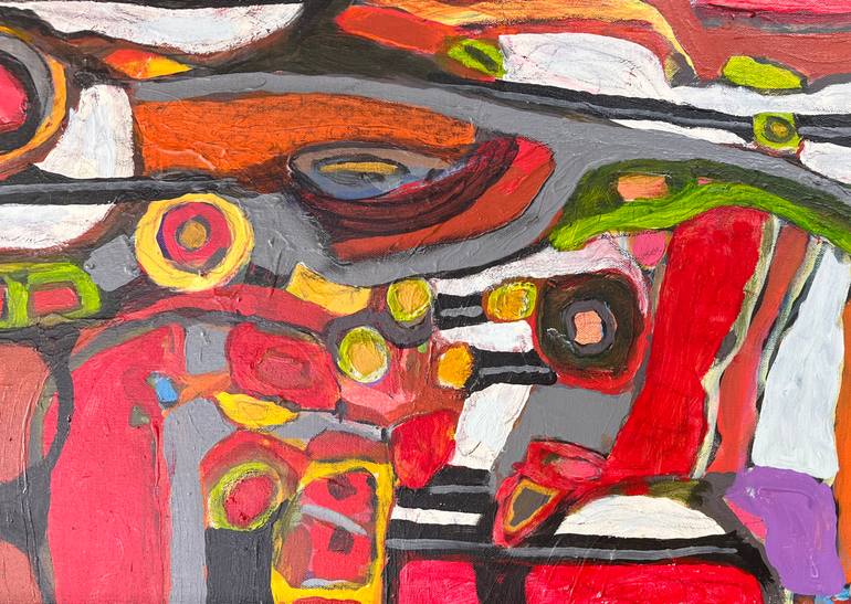 Original Contemporary Abstract Painting by Jeffrey Davies Bricker