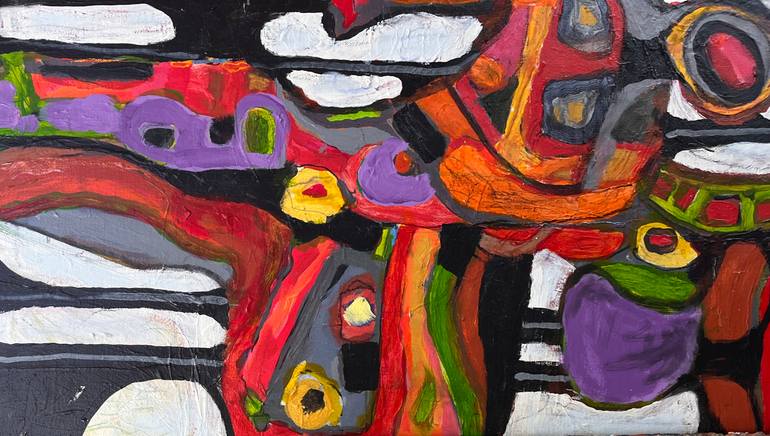 Original Contemporary Abstract Painting by Jeffrey Davies Bricker