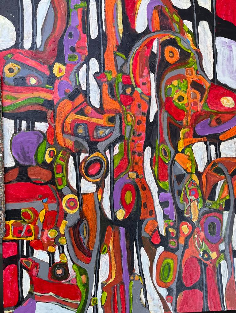 Original Contemporary Abstract Painting by Jeffrey Davies Bricker
