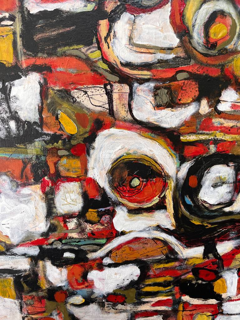 Original Abstract Expressionism Abstract Painting by Jeffrey Davies Bricker