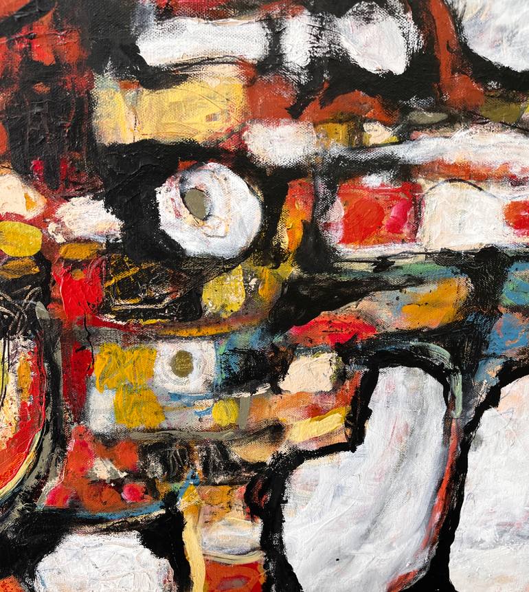 Original Abstract Expressionism Abstract Painting by Jeffrey Davies Bricker