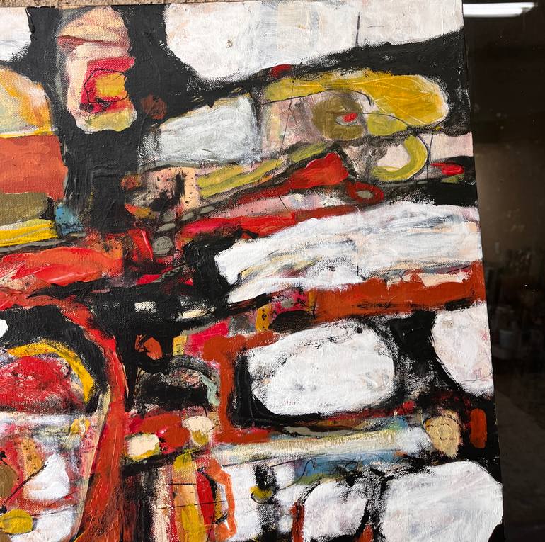 Original Abstract Expressionism Abstract Painting by Jeffrey Davies Bricker