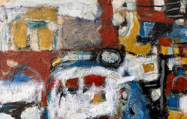 Original Abstract Expressionism Abstract Painting by Jeffrey Davies Bricker