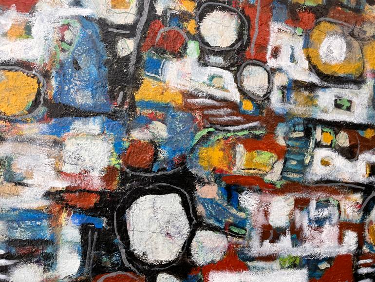 Original Abstract Expressionism Abstract Painting by Jeffrey Davies Bricker