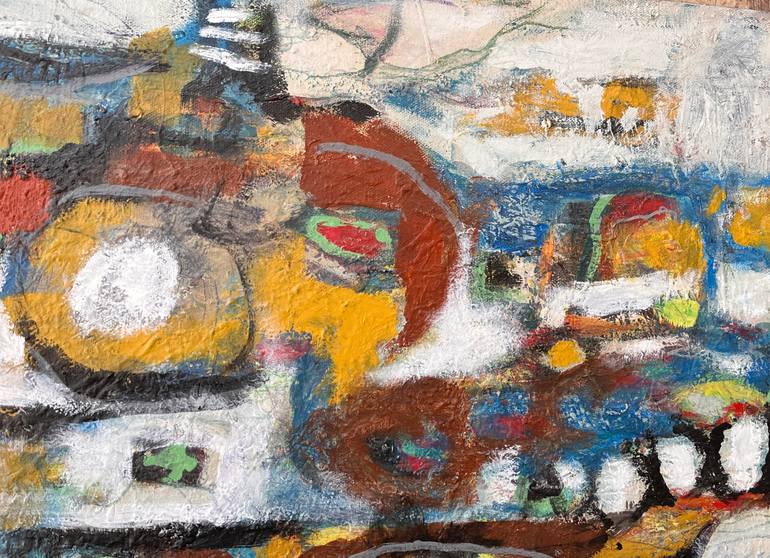 Original Abstract Expressionism Abstract Painting by Jeffrey Davies Bricker
