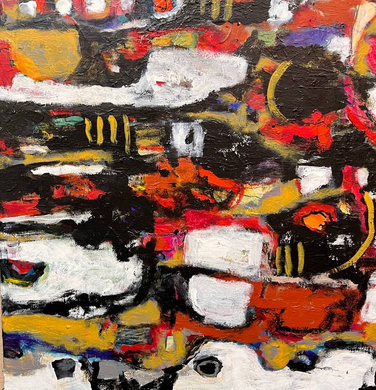 Original Abstract Expressionism Abstract Painting by Jeffrey Davies Bricker