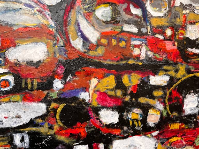 Original Abstract Expressionism Abstract Painting by Jeffrey Davies Bricker