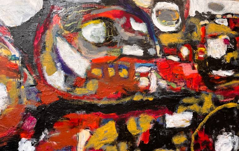 Original Abstract Expressionism Abstract Painting by Jeffrey Davies Bricker