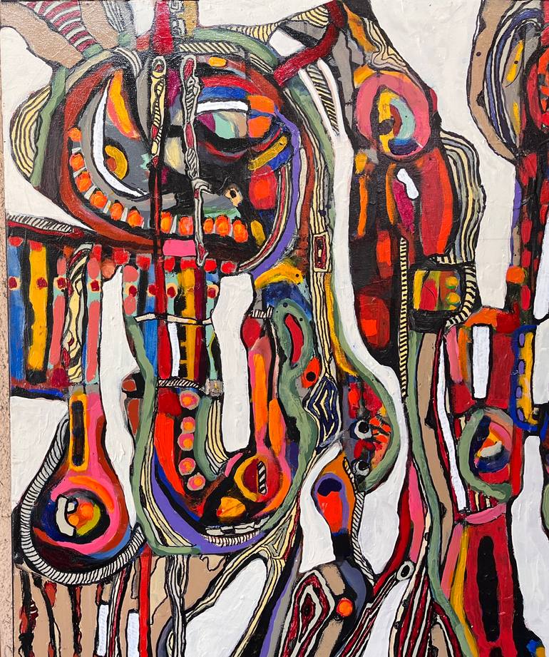 Original Abstract Expressionism Abstract Painting by Jeffrey Bricker