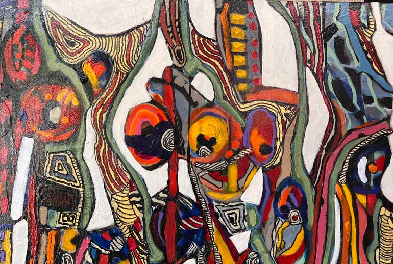 Original Abstract Expressionism Abstract Painting by Jeffrey Bricker