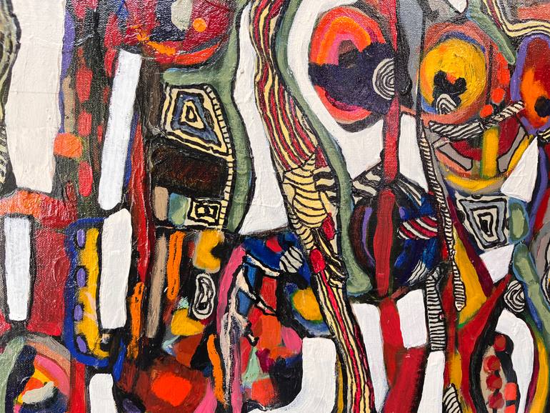 Original Abstract Expressionism Abstract Painting by Jeffrey Bricker
