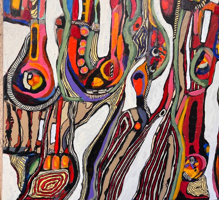 Original Abstract Expressionism Abstract Painting by Jeffrey Bricker
