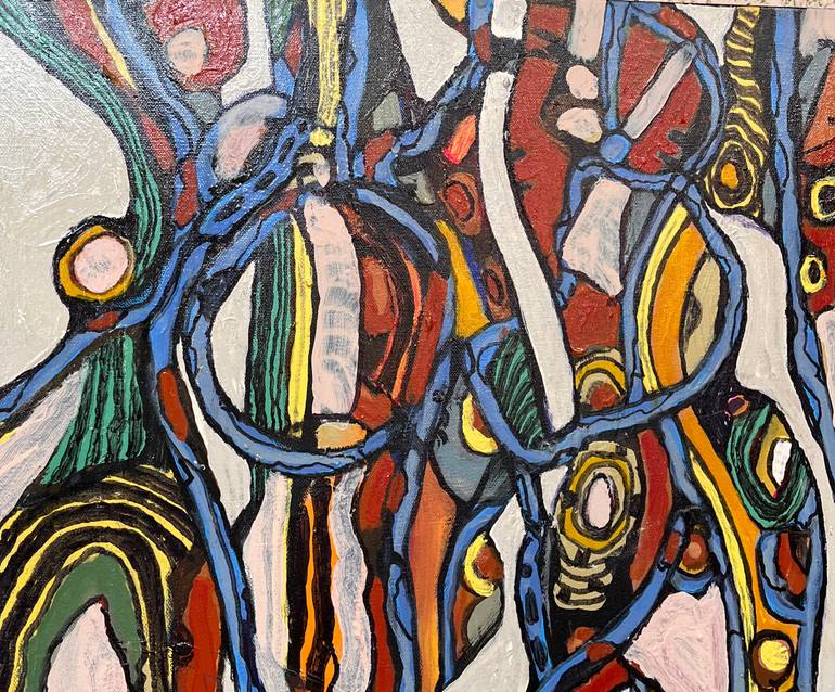 Original Abstract Expressionism Abstract Painting by Jeffrey Davies Bricker