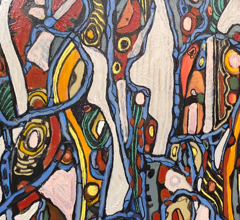 Original Abstract Expressionism Abstract Painting by Jeffrey Davies Bricker