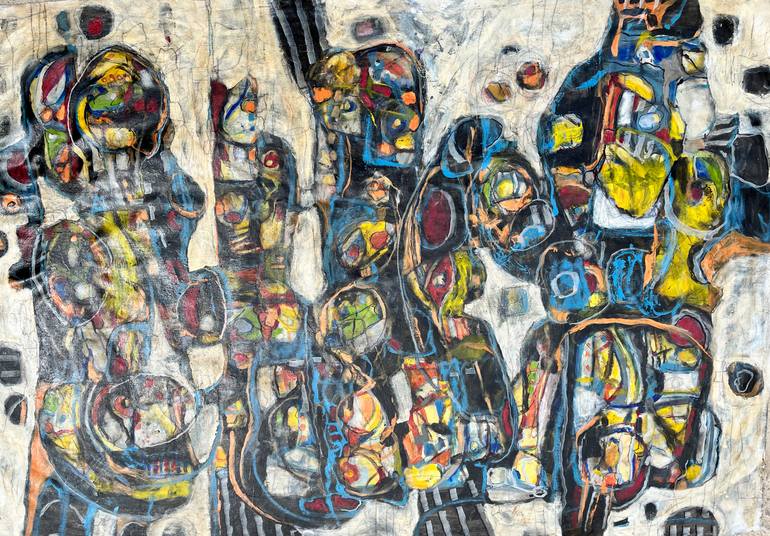 Albert Hofmann LSD Stamp Painting by Cehovsky Daniel | Saatchi Art