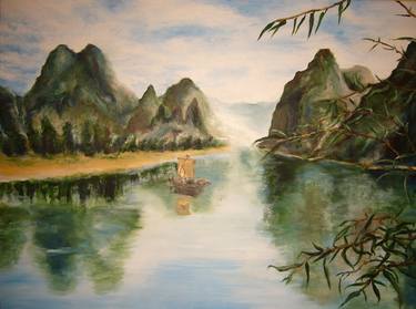 Original Nature Painting by Vincent Kwun Leung Lee