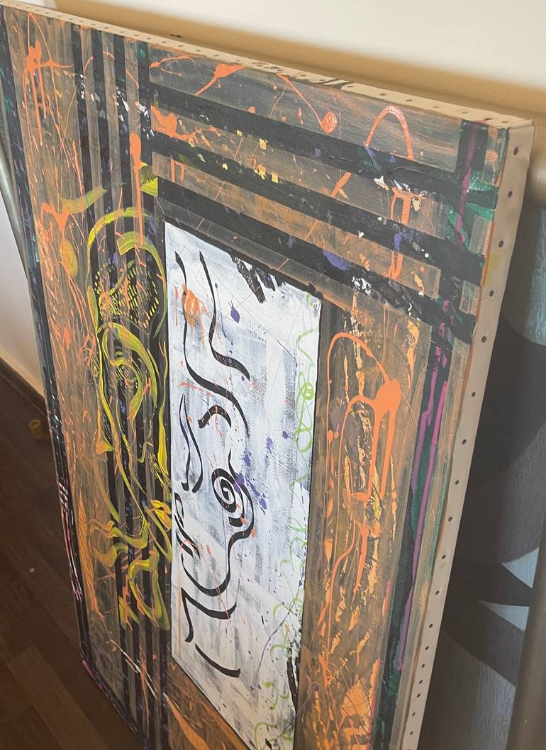 Original Expressionism Abstract Painting by Mahdi Lamani