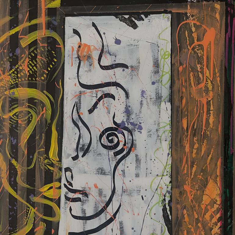 Original Expressionism Abstract Painting by Mahdi Lamani
