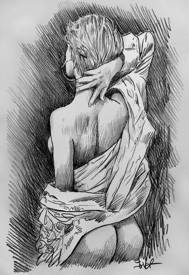 Print of Women Drawings by LOUI JOVER