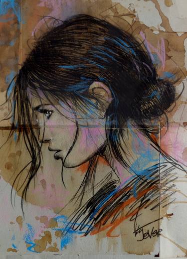 Print of Figurative Women Drawings by LOUI JOVER