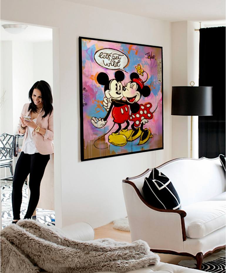 Original Pop Art Cartoon Painting by Loui Jover