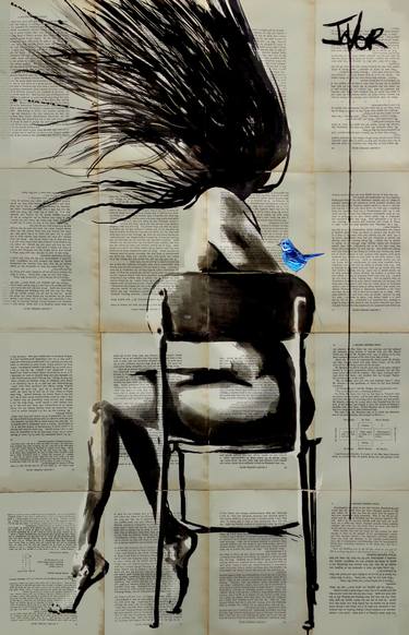 Print of Figurative Women Drawings by LOUI JOVER