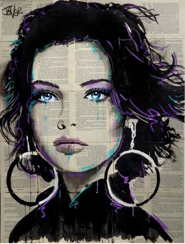 Original Women Drawings by LOUI JOVER