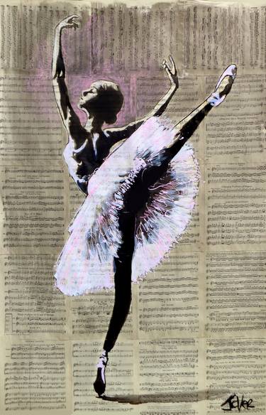 Original Figurative Women Drawings by Loui Jover
