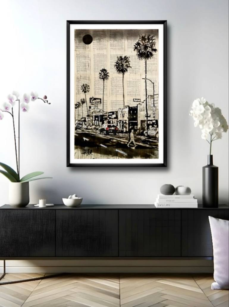 Original Figurative Landscape Drawing by Loui Jover