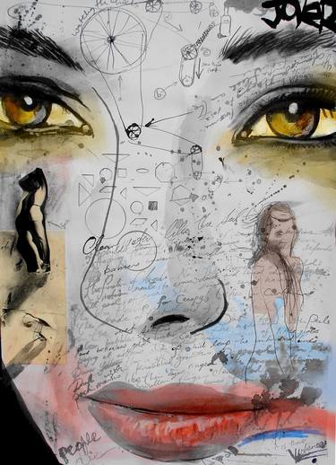 Original Expressionism Performing Arts Collage by LOUI JOVER