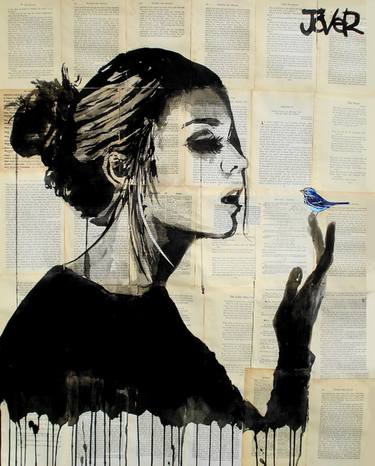 Print of People Drawings by LOUI JOVER