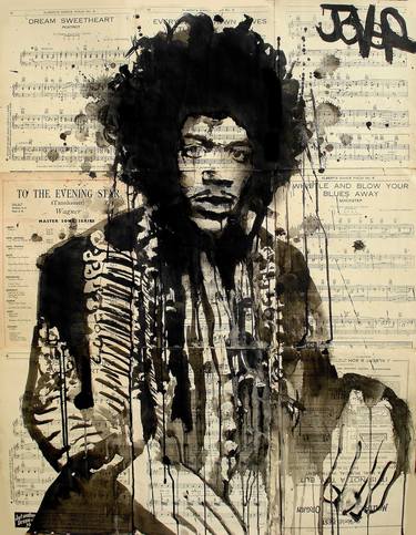 Print of Expressionism Pop Culture/Celebrity Drawings by LOUI JOVER