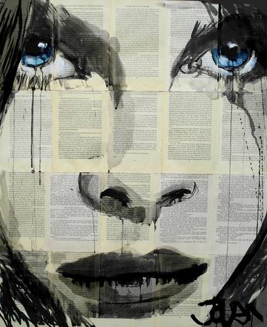 Print of Expressionism People Drawings by LOUI JOVER