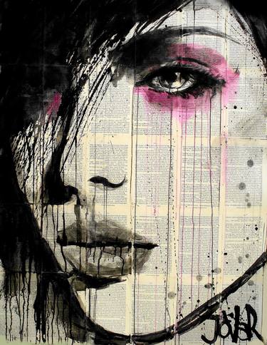 Print of Expressionism Women Drawings by LOUI JOVER