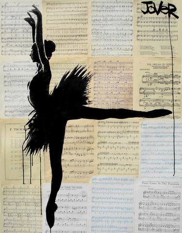 Print of Expressionism Performing Arts Drawings by LOUI JOVER