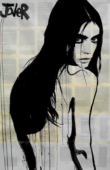 Print of Expressionism Women Drawings by LOUI JOVER